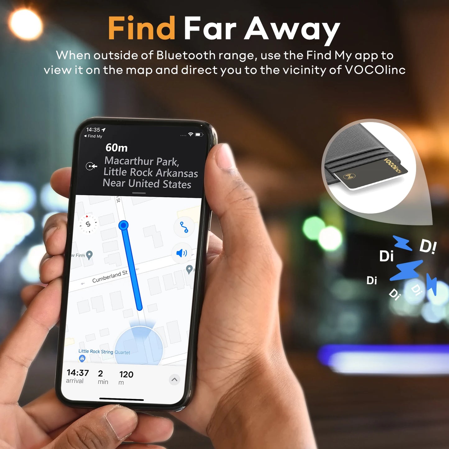 Wireless Wallet Tracking Card,Gps Locator Smart Tag Iphone Apple Device Find My Airtag Key Finder Bluetooth Tracker