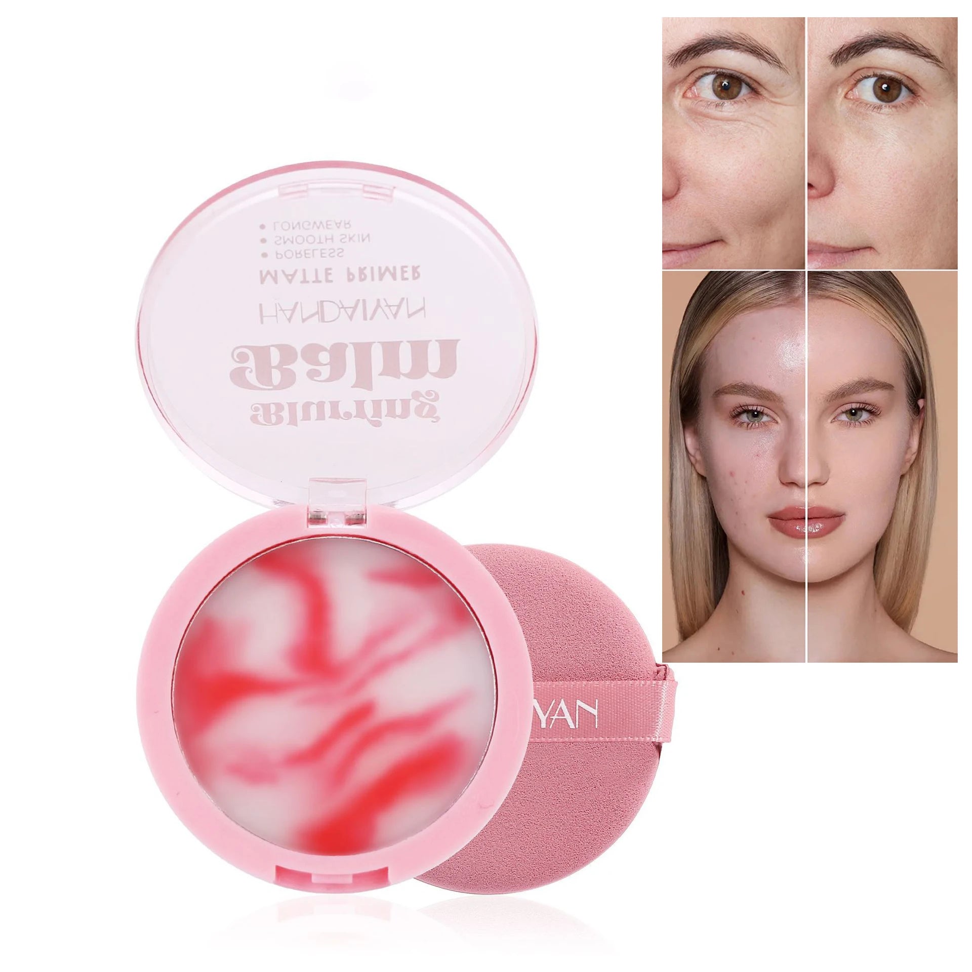 Three-Dimensional Contouring, Natural, Lightweight, Waterproof, Oil-Controlling, Non-Stuck Matte Concealer Powder