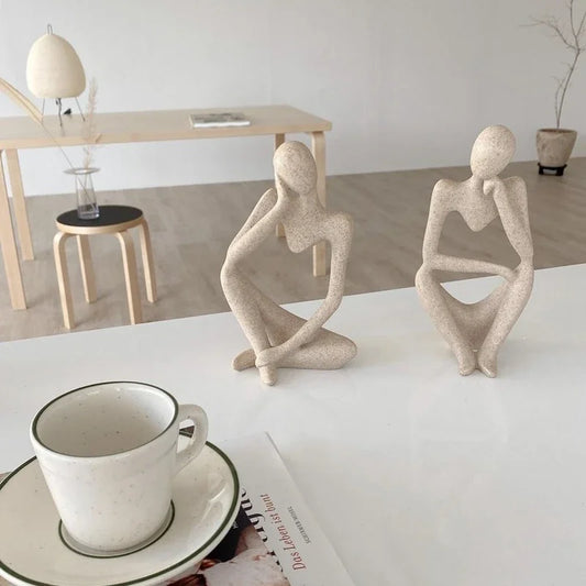 Thinker Abstract Figurines Nordic Home Decoration