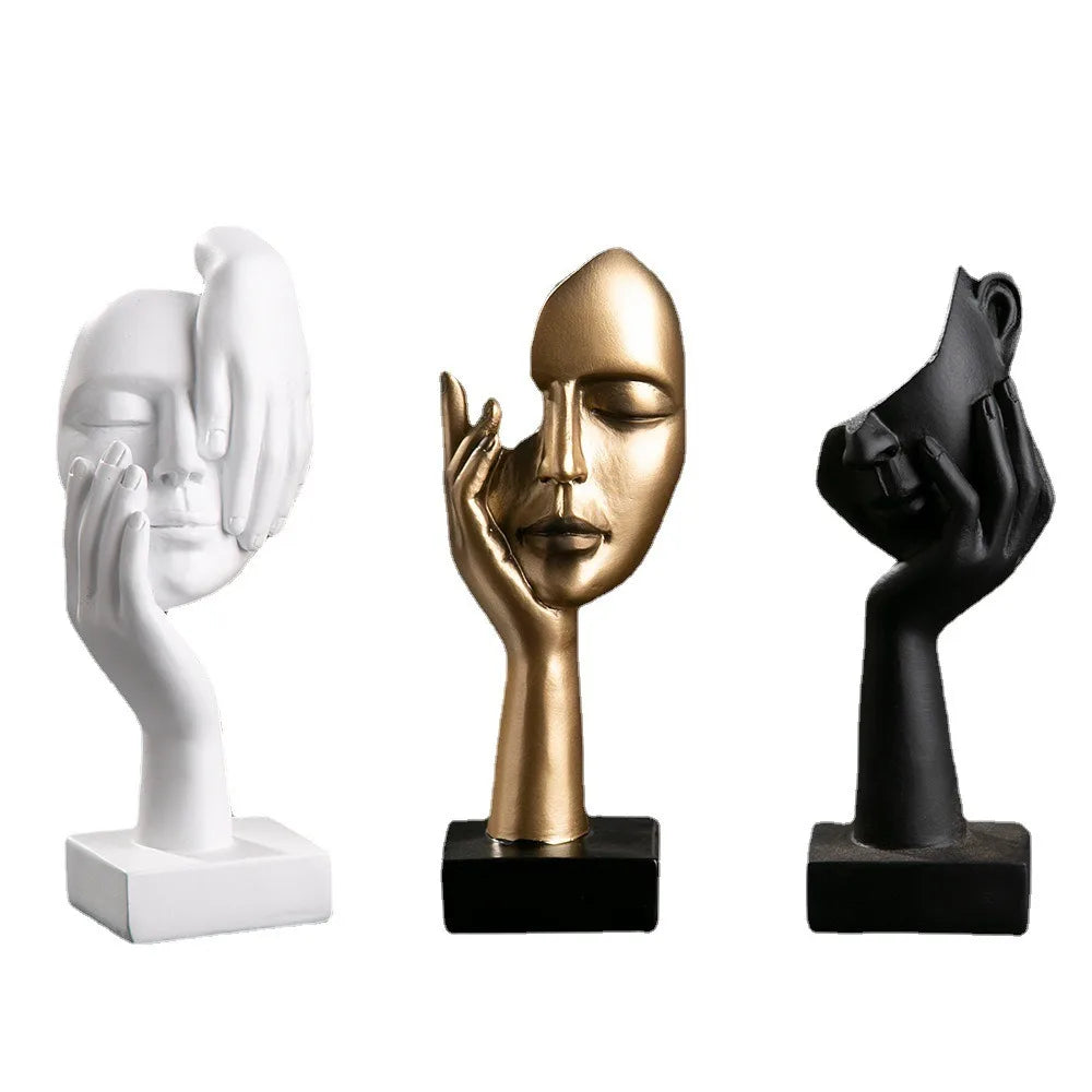 Resin Abstract Nordic Statue Desktop Ornaments 