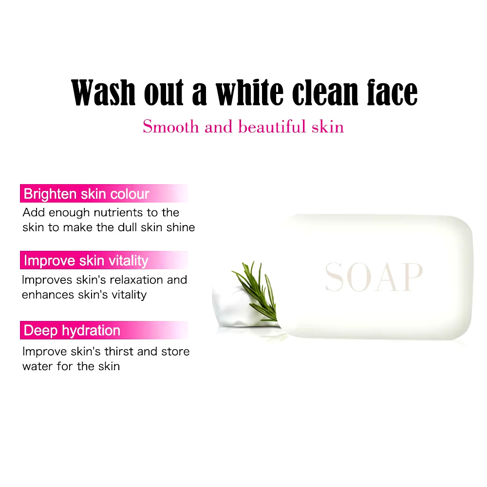 100G Snail Collagen Handmade Soap Face Body Cleansing Bleaching Soap Skin Moisturizing Brighten Hand-Crafted Soap PM6861