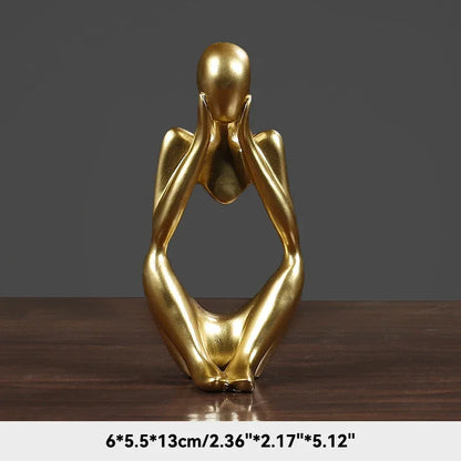 Thinker Abstract Figurines Nordic Home Decoration