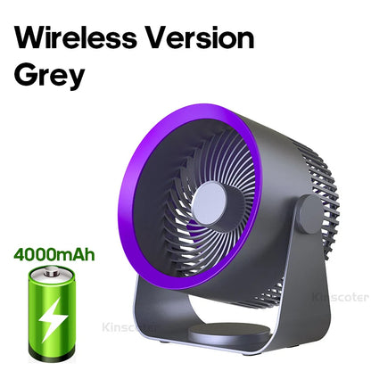 Multifunctional Portable Desktop Wireless Electric Fan