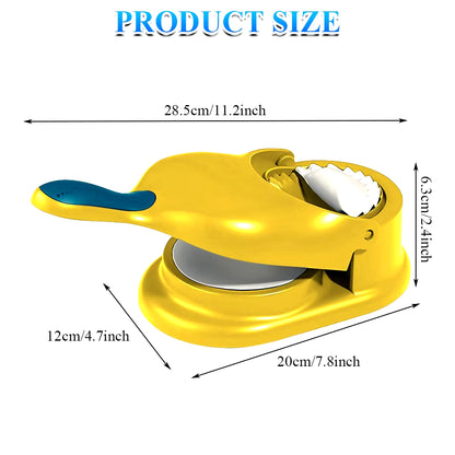 Machine 2 in Mold Dumplings Maker Press Device Empanadas Mold Dumpling Manufacturing Kitchen Raviolis Maker 2 in 1 Skin Wrapper