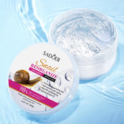 SADOER Snail Collagen Face Cream Gel Firming Repair Brightening Moisturizing Facial Creams Beauty Face Skin Care Products