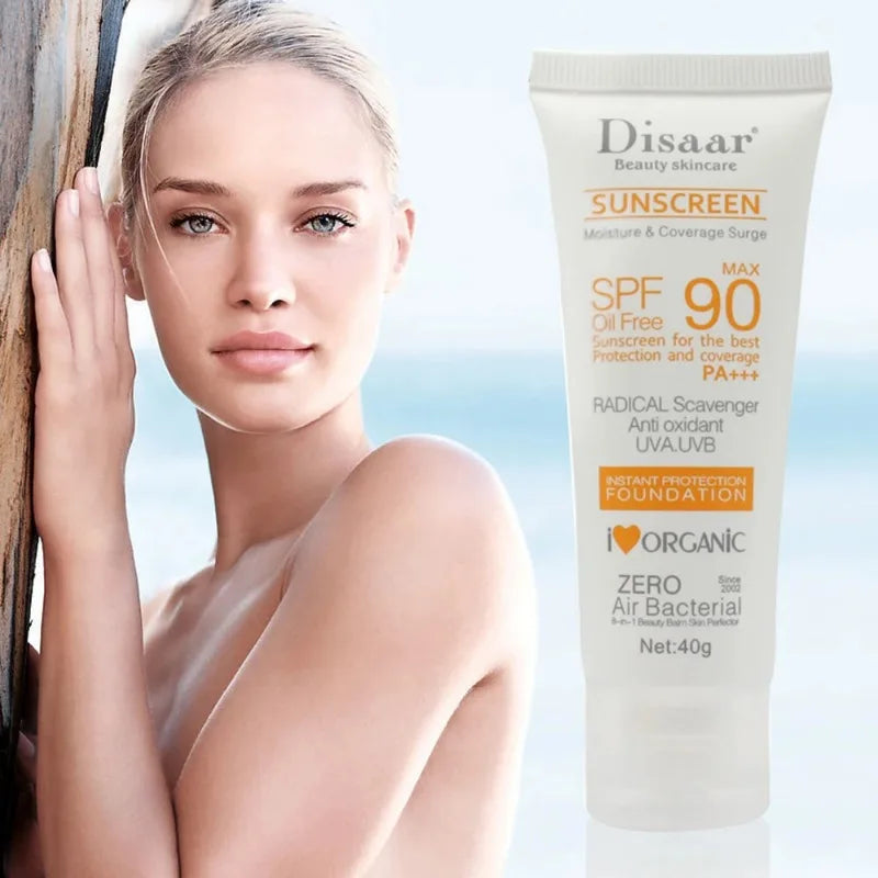 SPF 90 Face Body Sunscreen Whitening Sun Cream Facial Skin Protective Cream Anti-Aging Oil-Control Moisturizing Sunblock Cream