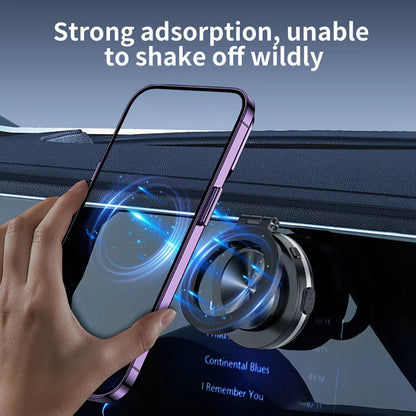 360° Rotatable Vacuum Adsorption Chuck Electric Magnetic Attraction Car Holder for Iphone Magnetic Car Mount Vacuum Phone Holder