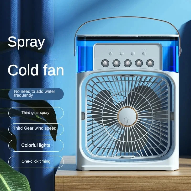 Portable Household Hydrocooling Humidifier Fan